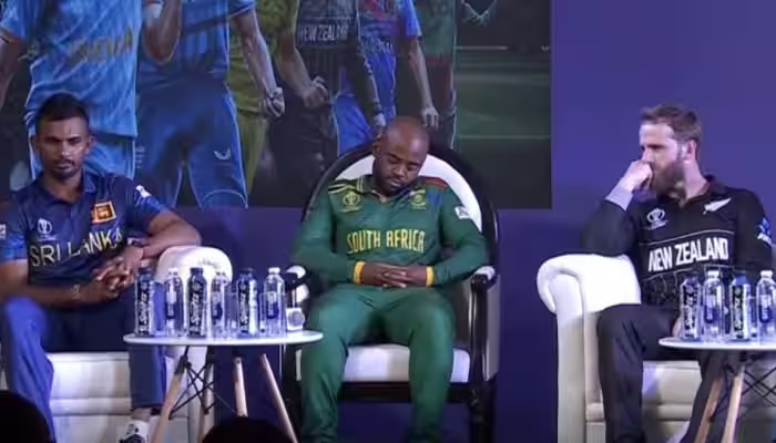 South Africa Cricket Captain Temba Bavuma Takes Catnap Ahead of Cricket World Cup 2023