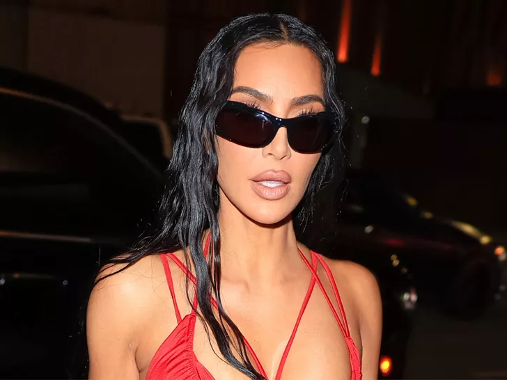 Kim Kardashian’s Red-Hot Birthday Look: Half Dress, Half Bikini